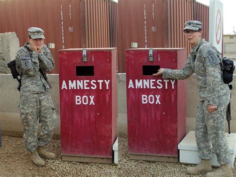 those metal boxes the military use as emplacements|army amnesty boxes.